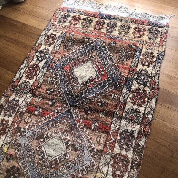 Vintage Turkish Rug | Tribal Design | 4x6