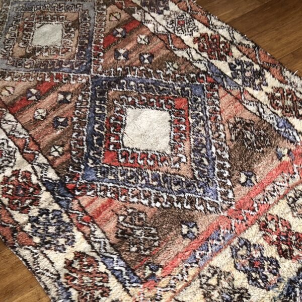 Vintage Turkish Rug | Tribal Design | 4x6