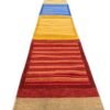 Scandinavian Design Kilim Runner |  Color Blocks | 2x11