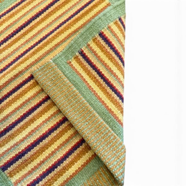 Scandinavian Design Kilim Runner |  Color Blocks | 2x11