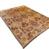 Vintage Floral Rug | Allover Lattice Design | 9x12