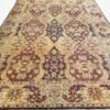Vintage Floral Rug | Allover Lattice Design | 9x12