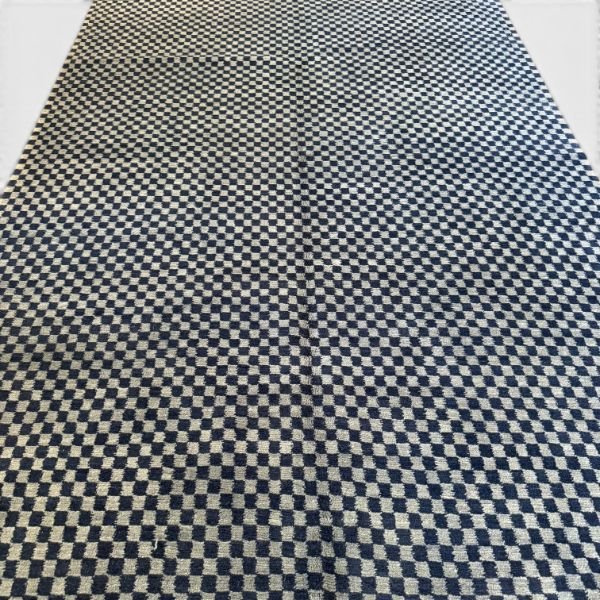 IMG_6949-Photoroom-600w Modern Nepal Handmade Rug | Geometric Check Pattern | 6x9