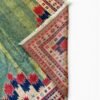 Vintage Turkish Rug | Green Field  Geometric Border | 9x11