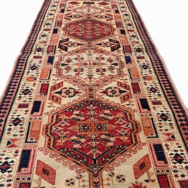 IMG_7096-Photoroom-600w Antique Persian Runner | Serap Style Medallion | 3x7