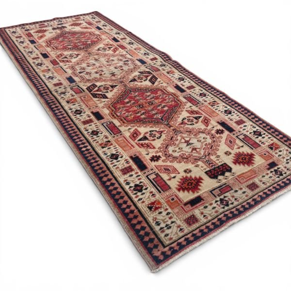 IMG_7097-Photoroom-600w Antique Persian Runner | Serap Style Medallion | 3x7
