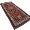 Antique Kazak Runner | Tribal Medallions & Animal Motifs | 3x8