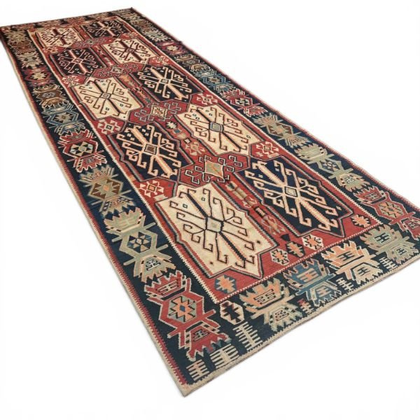 Antique Avar Kilim Runner | Tribal Flatweave | 5x16