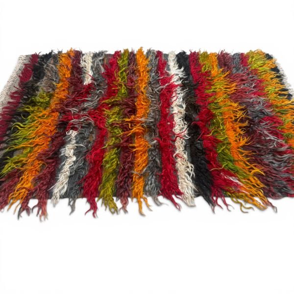 Vintage Red Filikli Tulu Rug 3x5