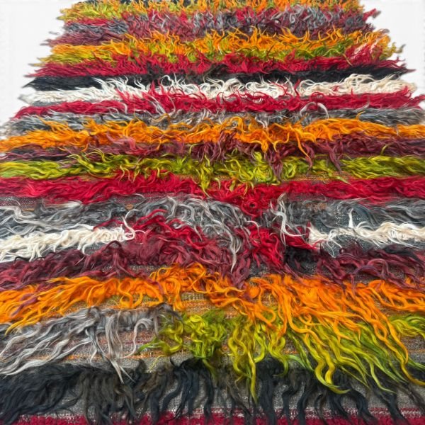 Vintage Red Filikli Tulu Rug 3x5