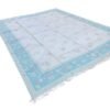 Handmade Indian Dhurrie | Pastel Flatweave Kilim | 12x15