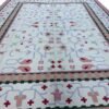 Handmade Indian Pastel Flatweave  | Dhurrie Kilim | 12x15
