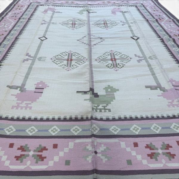 Handmade Indian Dhurrie Kilim | 12x15