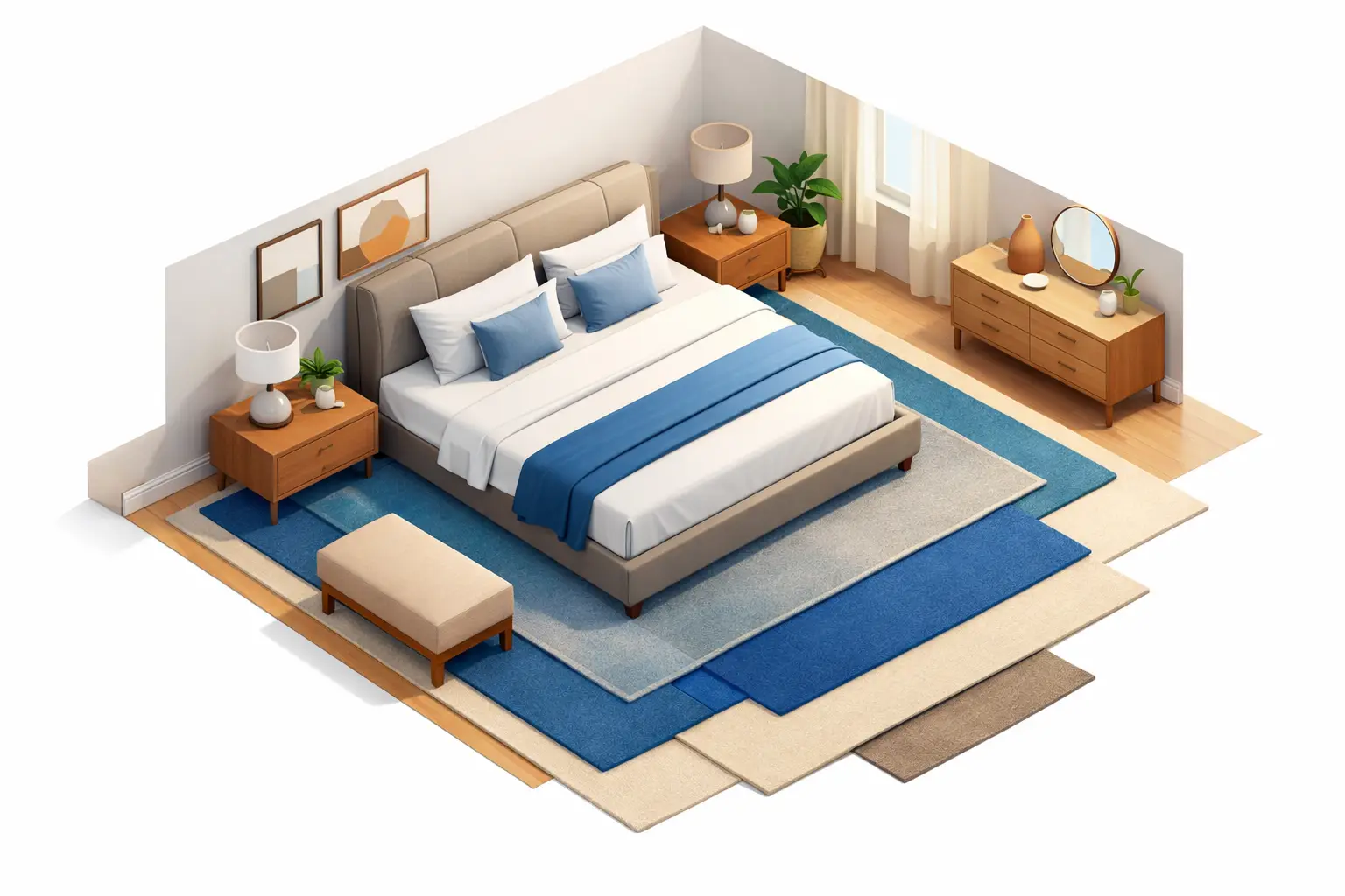 What Size Rug for King Bed? A Bedroom Guide