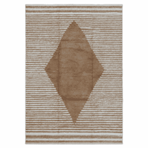 Contemporary Turkish Tulu Rug | Geometric Medallion |10x15