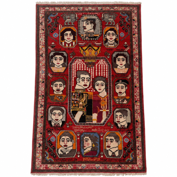 Mid-20th Century Azeri Pictorial Rug | 4x7