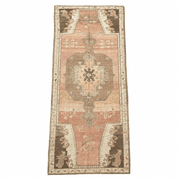 Vintage Kars Runner | Medallion and Animal Motifs | 6x14