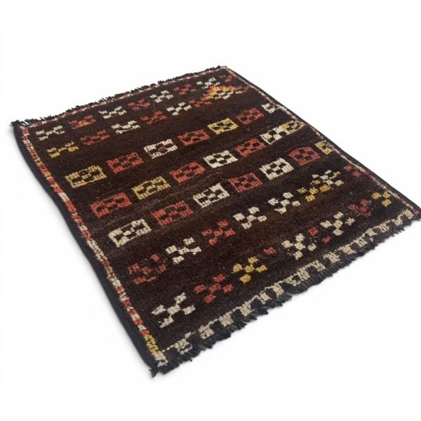 Antique Konya Rug | Abstract Geometric Design | 3x4