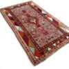 Antique Qashqai Rug | Geometric Medallions and Bold Tribal Border | 4x7
