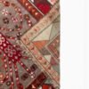 Antique Qashqai Rug | Geometric Medallions and Bold Tribal Border | 4x7