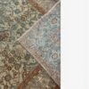 Vintage Malayer Rug | Ivory and Light Blue Central Medallion | 4x7