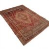 Antique Red Sivas Rug | Large Medallion Design | 3x5