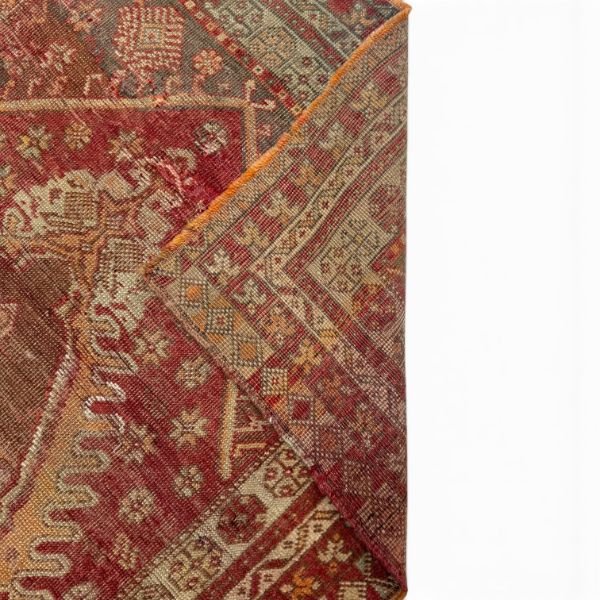 Antique Red Sivas Rug | Large Medallion Design | 3x5