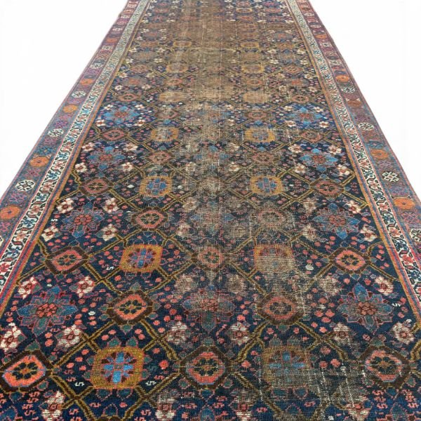 IMG_7190-Photoroom-600w Antique Worn Veramin Runner | Allover Floral Design | 5x10