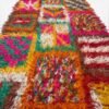 Vintage Filikli Tulu Rug | Long Pile Rug with Patchwork Design | 5x8