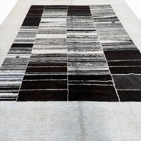 Contemporary Turkish Hemp Rug - 9x12