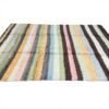 Contemporary Turkish Tulu Rug | Pastel Striped Design | 9x12