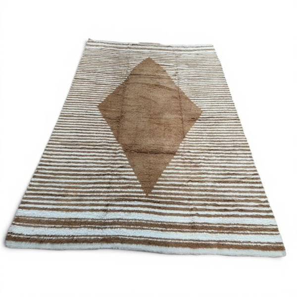 Contemporary Turkish Tulu Rug | Geometric Medallion |10x15
