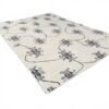 Modern Central Asian Felt Rug | Black Tribal Motif | 10x15