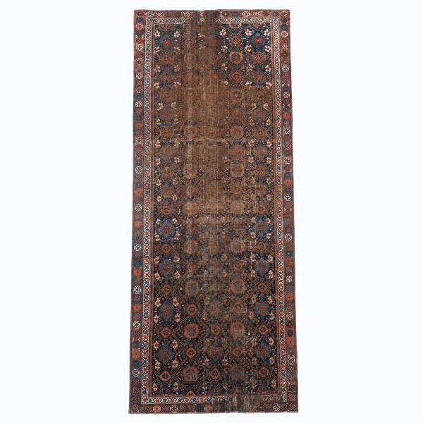 a2da607b-9d64-410e-a932-80da4727a11d Antique Worn Veramin Runner | Allover Floral Design | 5x10