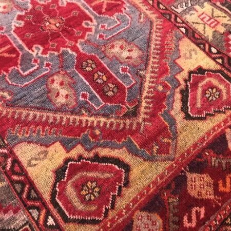Vintage Turkish Rug | Medallion Design | 3x5