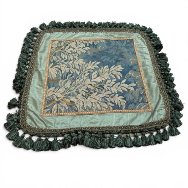 IMG_7209-Photoroom-600w Antique Silk Tapestry Cushion Cover – Blue & Ivory Floral 23x23
