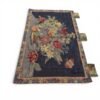 Vintage Chinese Aubusson-Style Floral Tapestry 2x3 – Wool on Cotton