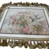 Silk Tapestry Cushion Cover – Floral & Bird Motif 18x22