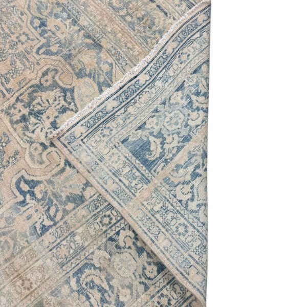 Antique Blue & Ivory Persian Rug | 8x11