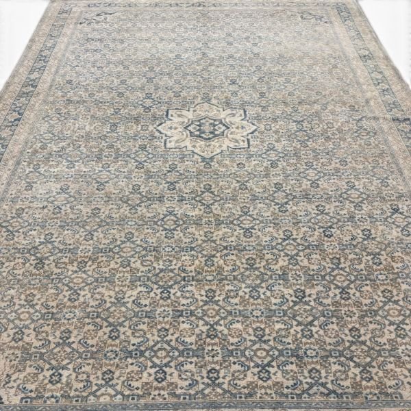 IMG_7645-Photoroom-600w - Copy Antique Malayer Rug – Intricate Ivory, Blue & Beige Floral Design