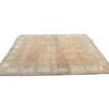 Antique Joshegan Rug – Muted Red with Intricate Ivory & Beige Floral Motifs