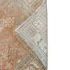 Antique Joshegan Rug – Muted Red with Intricate Ivory & Beige Floral Motifs