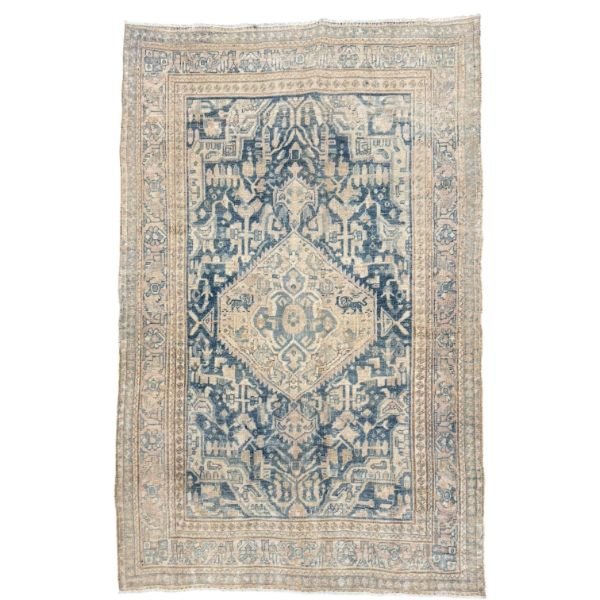 Antique Stylized Medallion Rug | 3x5