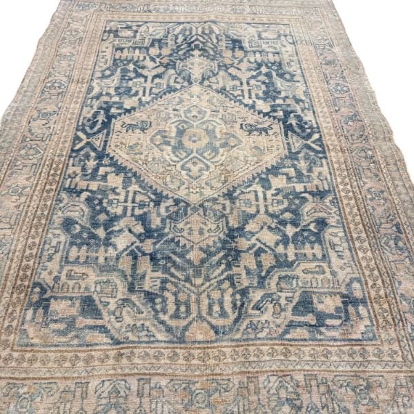 Antique Stylized Medallion Rug | 3x5