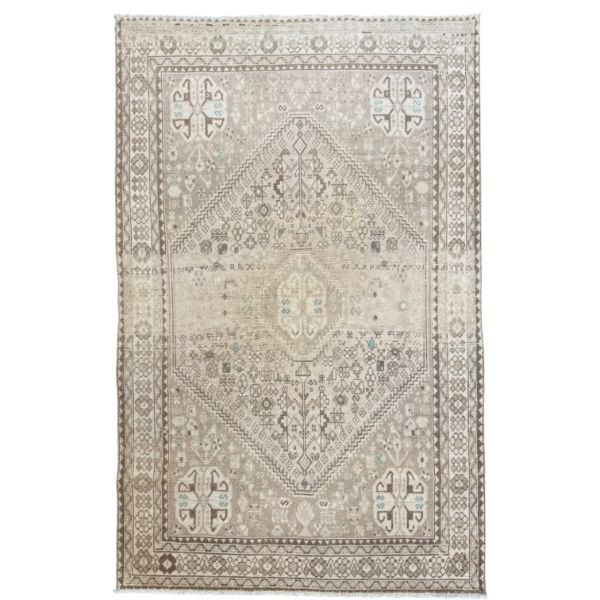 Antique Stylized Floral Rug | 3x5