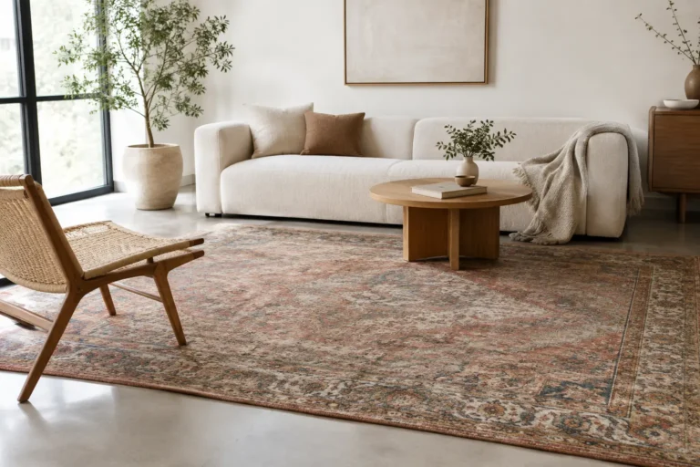Choosing a Vintage Rug for Minimalist Interiors